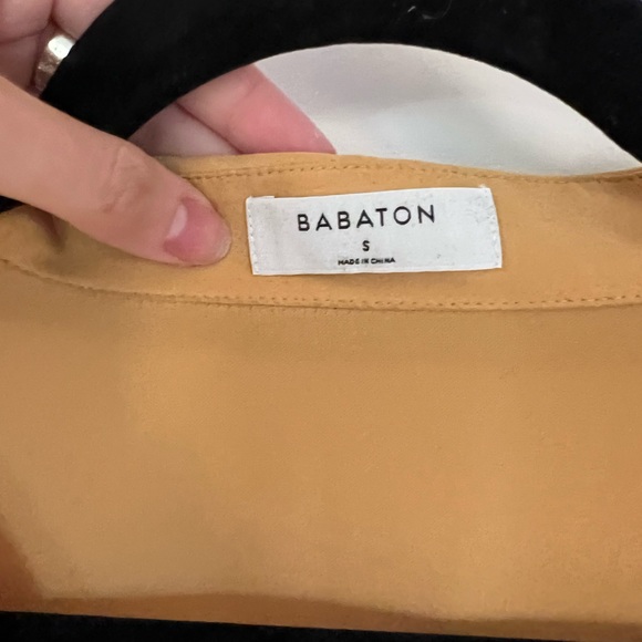 Babaton cropped silk blouse - Picture 2 of 3